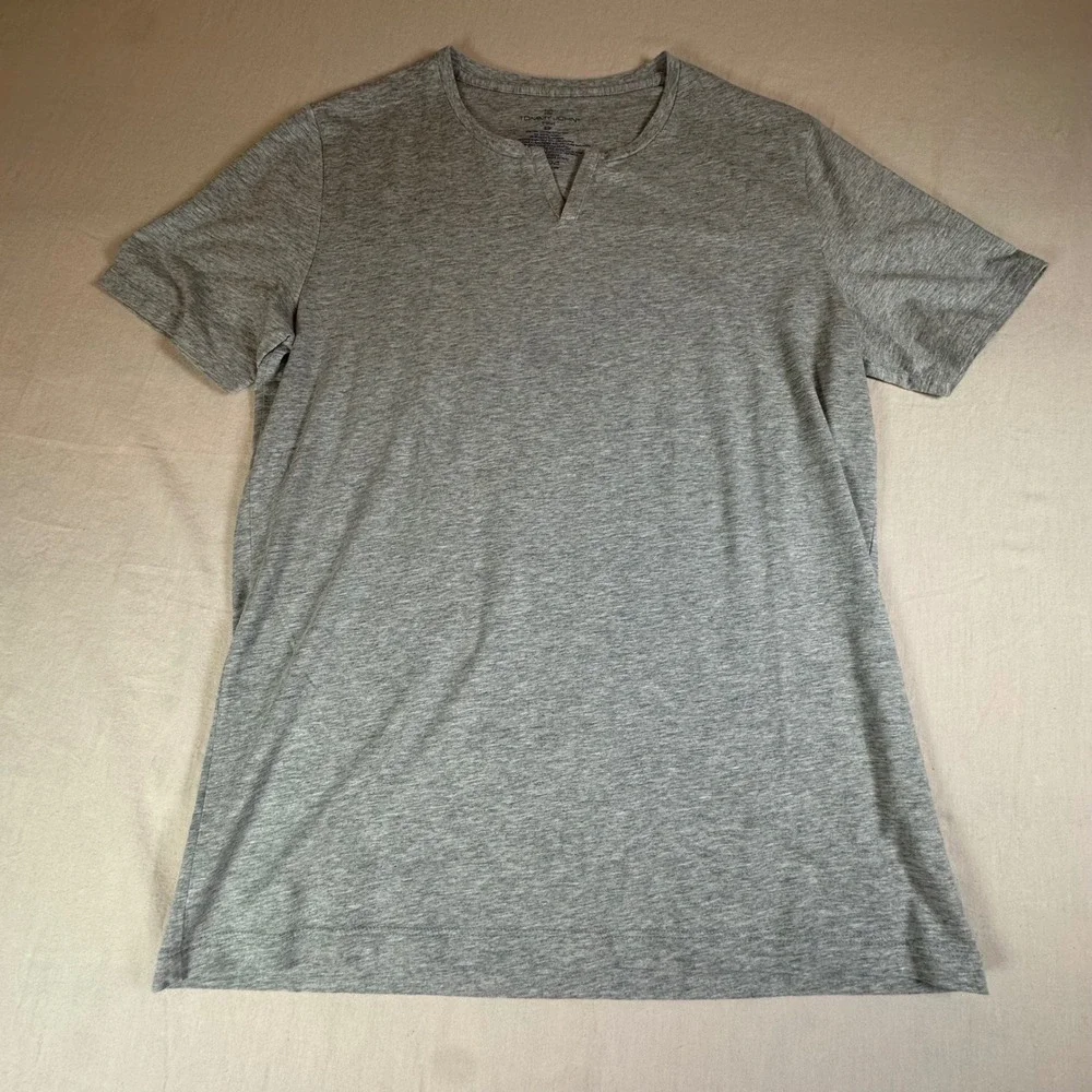 Tommy John Second Skin Crew Neck T-Shirt Heather Grey Pima Cotton Modal Small S